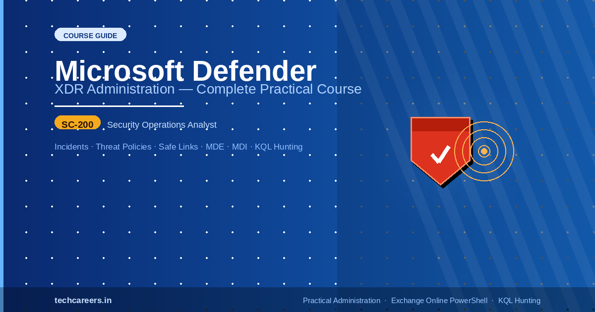 Microsoft Defender XDR Administration: Complete Practical Course — Matching the Defender Portal & SC-200 Certification